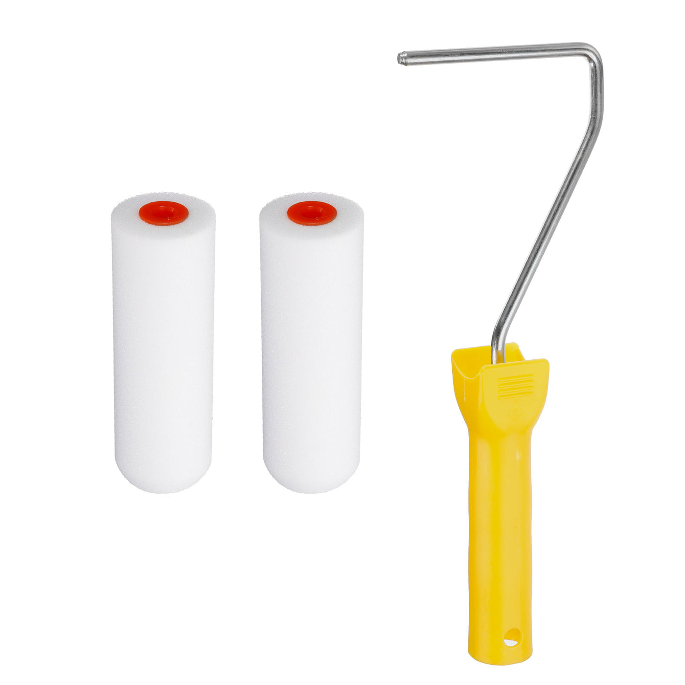 Harfington Paint Roller Kit, Water Based Sponge Roller Covers and Paint Roller Frame