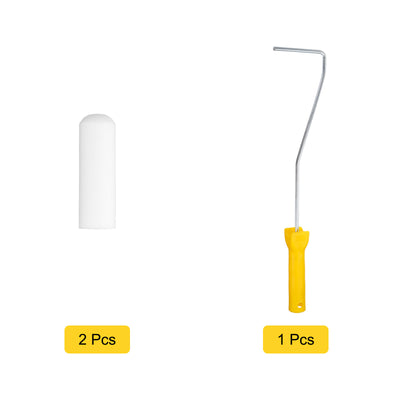 Harfington Paint Roller Kit, Oil Based Sponge Roller Covers and Paint Roller Frame