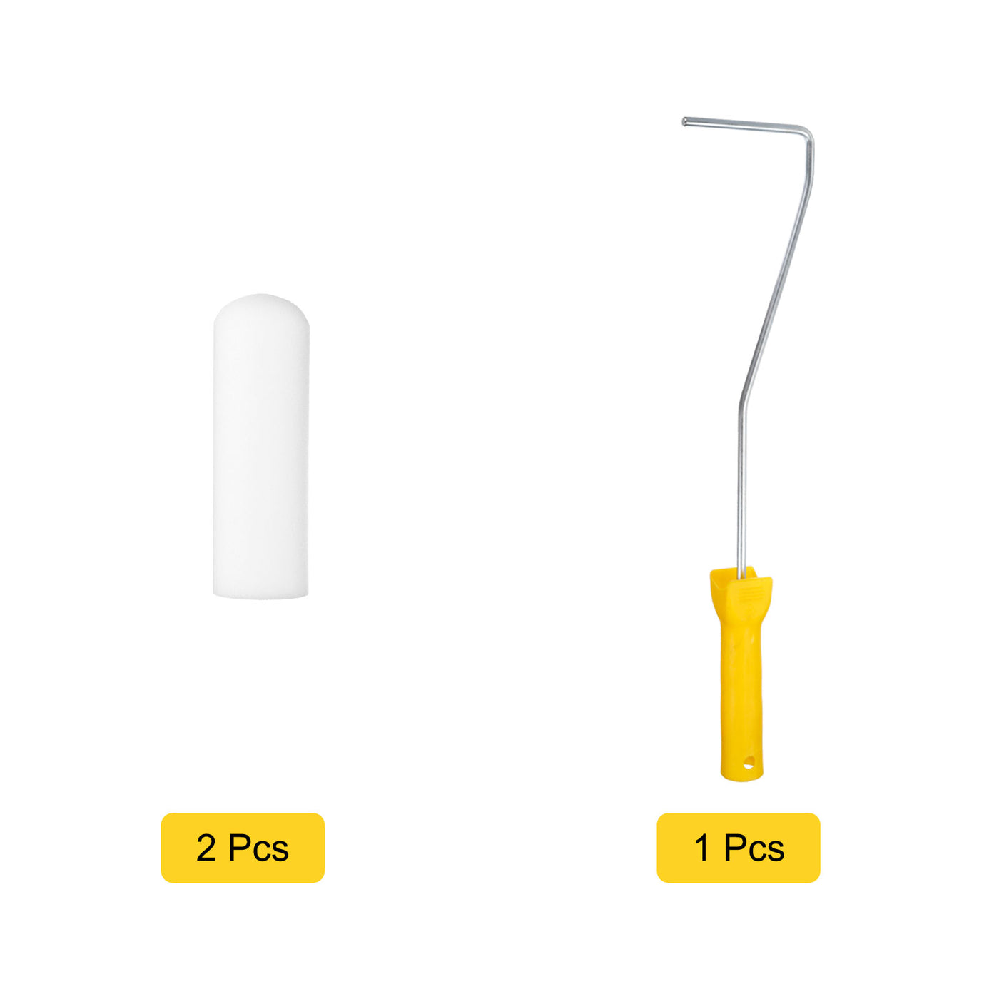 Harfington Paint Roller Kit, Water Based Sponge Roller Covers and Paint Roller Frame