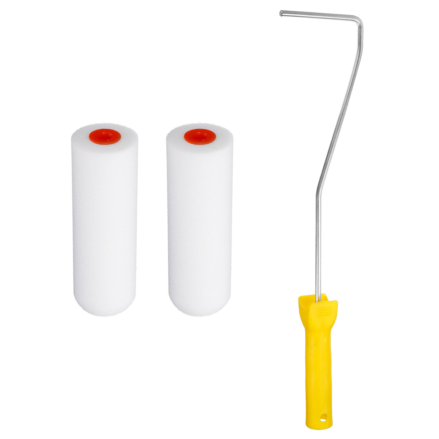 Harfington Paint Roller Kit, Water Based Sponge Roller Covers and Paint Roller Frame