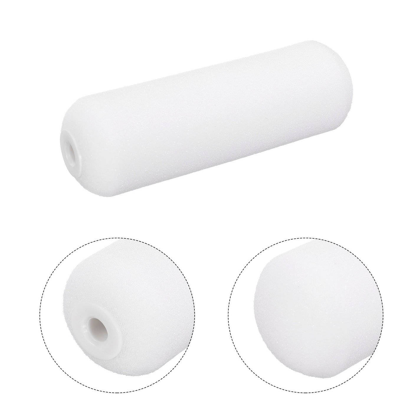 Harfington Paint Roller Kit Oil Based Sponge Roller Covers and Paint Roller Frame