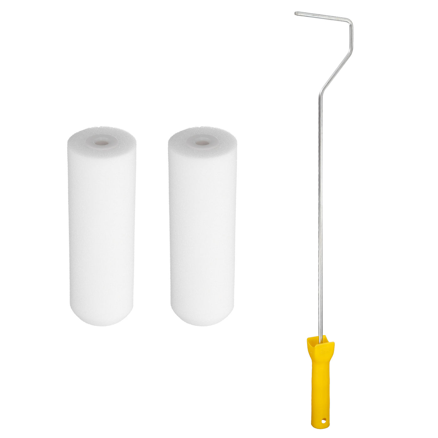 Harfington Paint Roller Kit, Oil Based Sponge Roller Covers and Paint Roller Frame