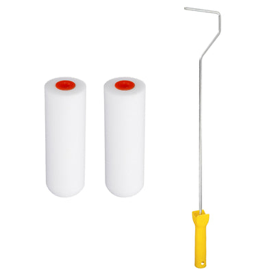 Harfington Paint Roller Kit, Water Based Sponge Roller Covers and Paint Roller Frame