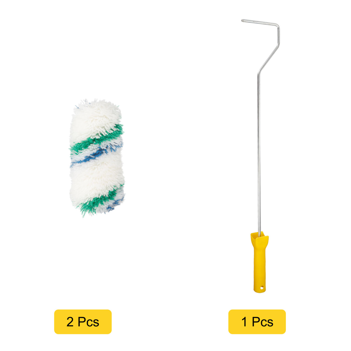 Harfington Paint Roller Kit, Thickness Microfiber Roller Covers Frame