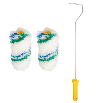 Harfington Paint Roller Kit, Thickness Microfiber Roller Covers Frame