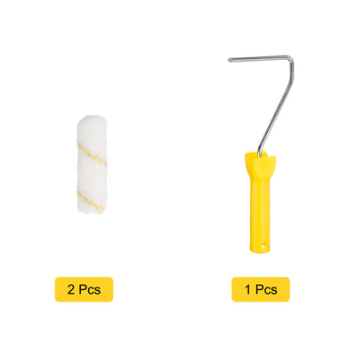 Harfington Paint Roller Kit, Thick Acrylic Roller Covers Frame