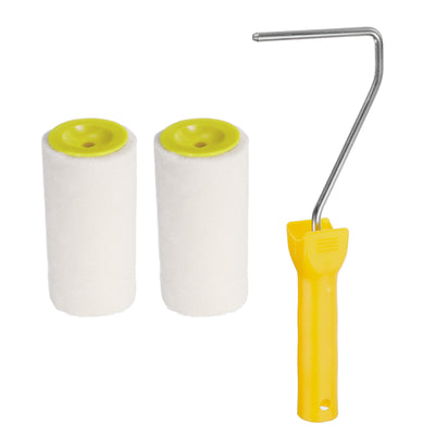 Harfington Paint Roller Kit, Thick Dia Wool Roller Covers Frame