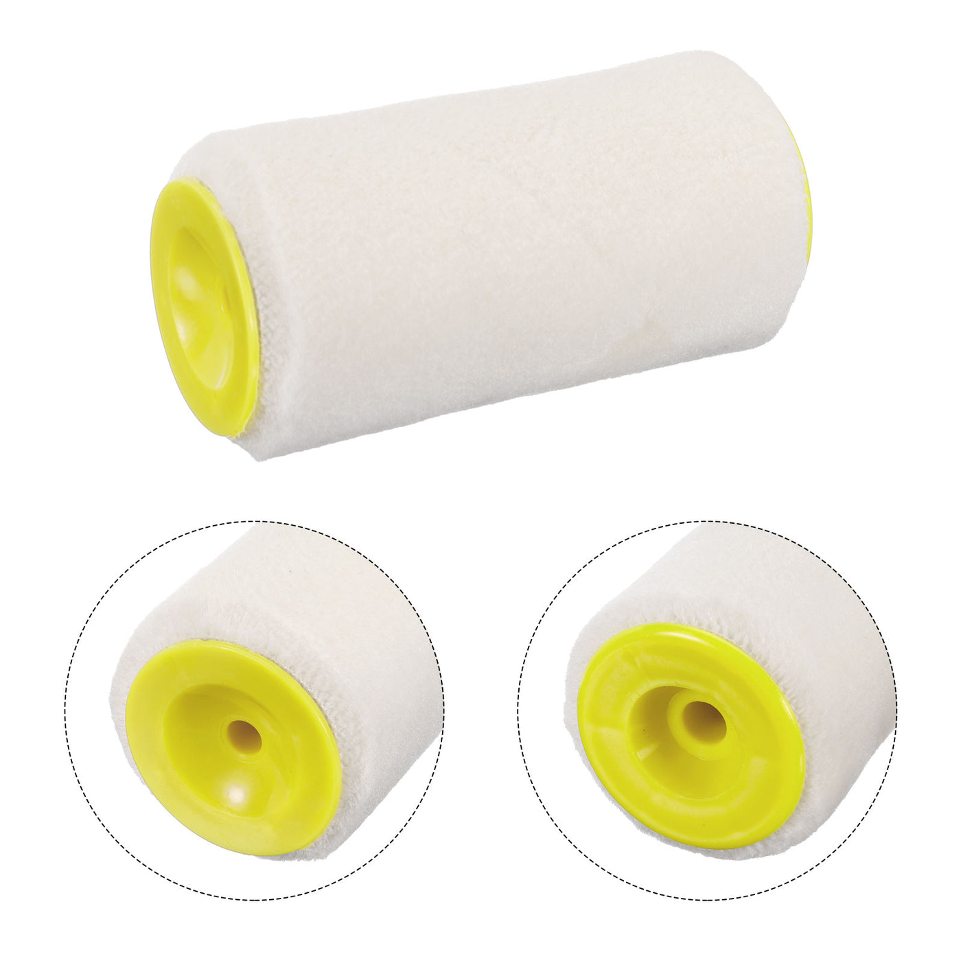 Harfington Paint Roller Kit, Thick Dia Wool Roller Covers Frame