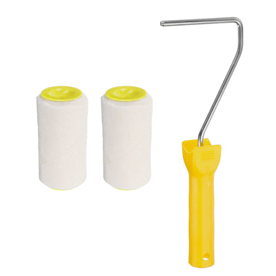 Harfington Paint Roller Kit, Thick Dia Wool Roller Covers Frame