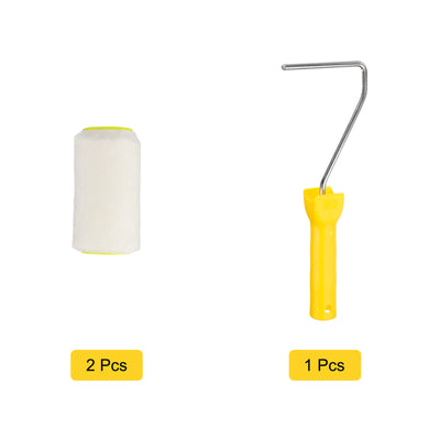 Harfington Paint Roller Kit, Thick Dia Wool Roller Covers Frame