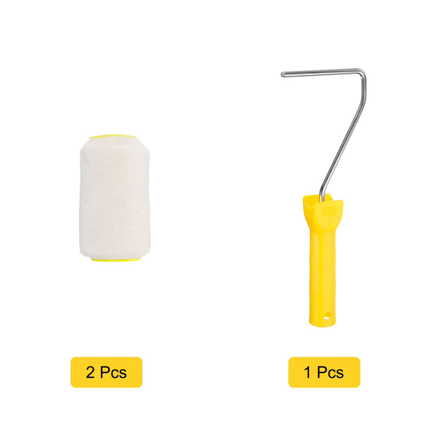 Harfington Paint Roller Kit, Thick Dia Wool Roller Covers Frame