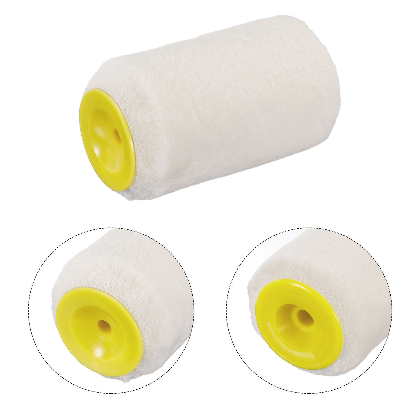 Harfington Paint Roller Kit, Thick Dia Wool Roller Covers Frame