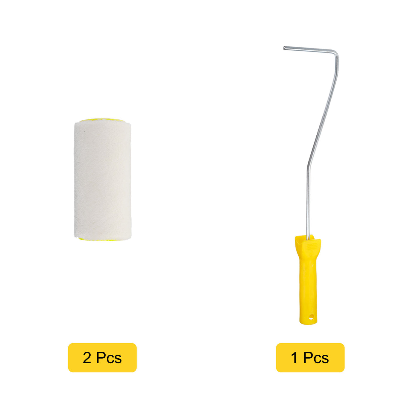 Harfington Paint Roller Kit, Thick Dia Wool Roller Cover Frame