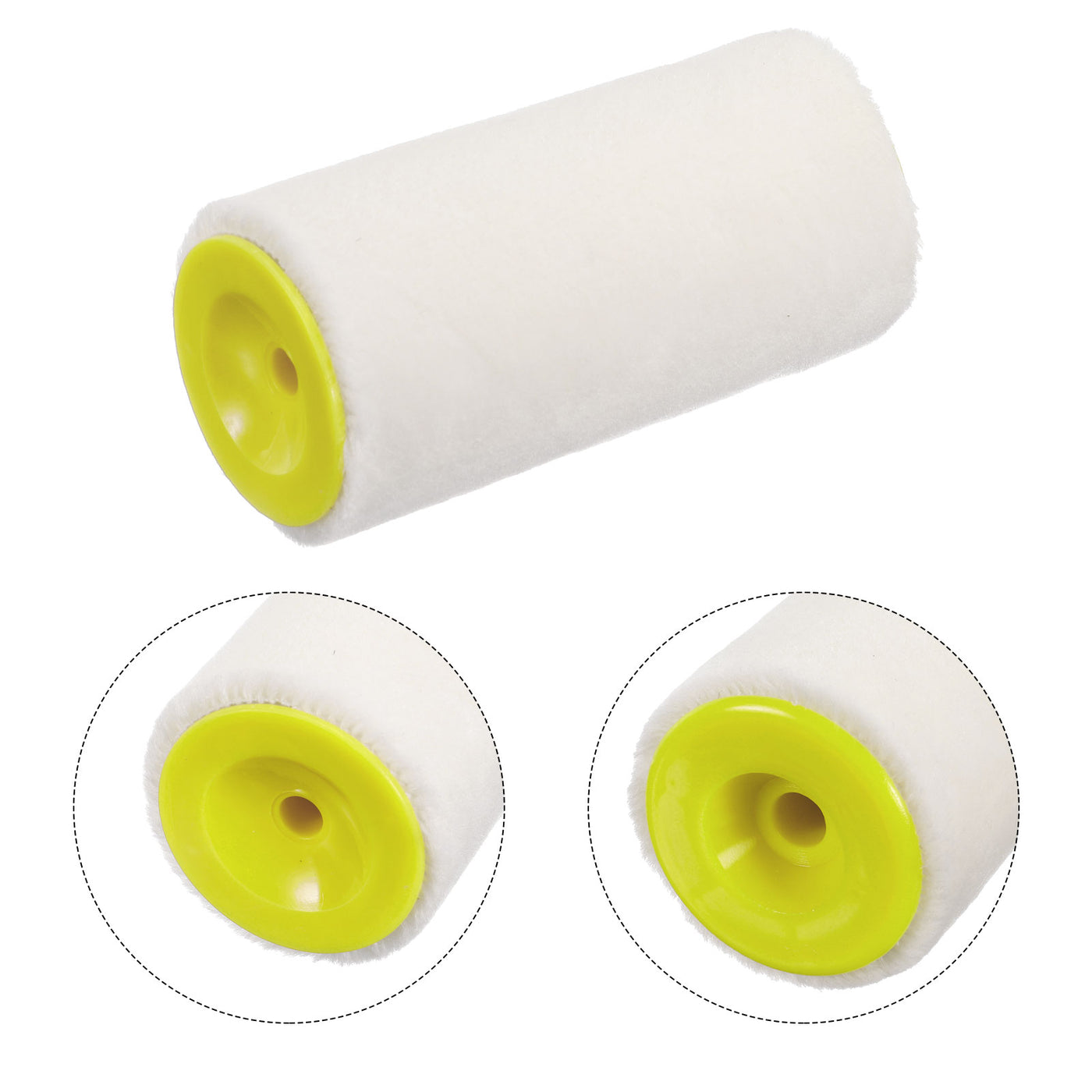 Harfington Paint Roller Kit, Thick Dia Wool Roller Cover Frame