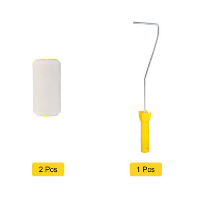 Harfington Paint Roller Kit, Thick Dia Wool Roller Cover Frame