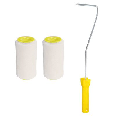 Harfington Paint Roller Kit, Thick Dia Wool Roller Cover Frame