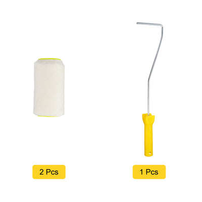 Harfington Paint Roller Kit, Thick Dia Wool Roller Cover Frame