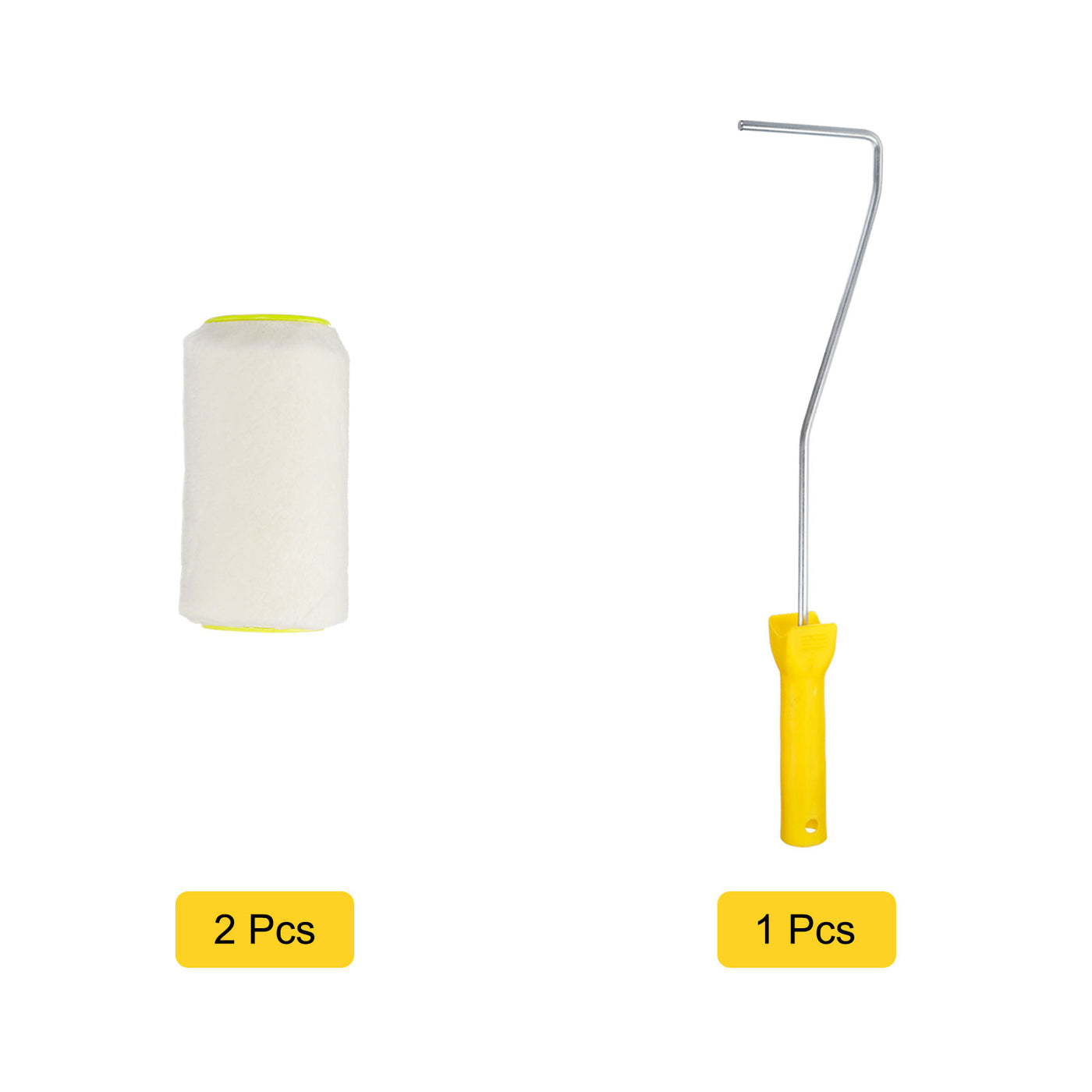 Harfington Paint Roller Kit, Thick Dia Wool Roller Cover Frame