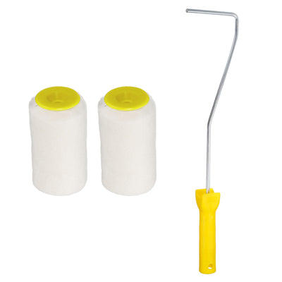Harfington Paint Roller Kit, Thick Dia Wool Roller Cover Frame