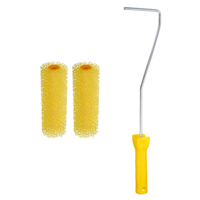 Harfington Paint Roller Kit, Sponge Large Texture Roller Covers and Frame
