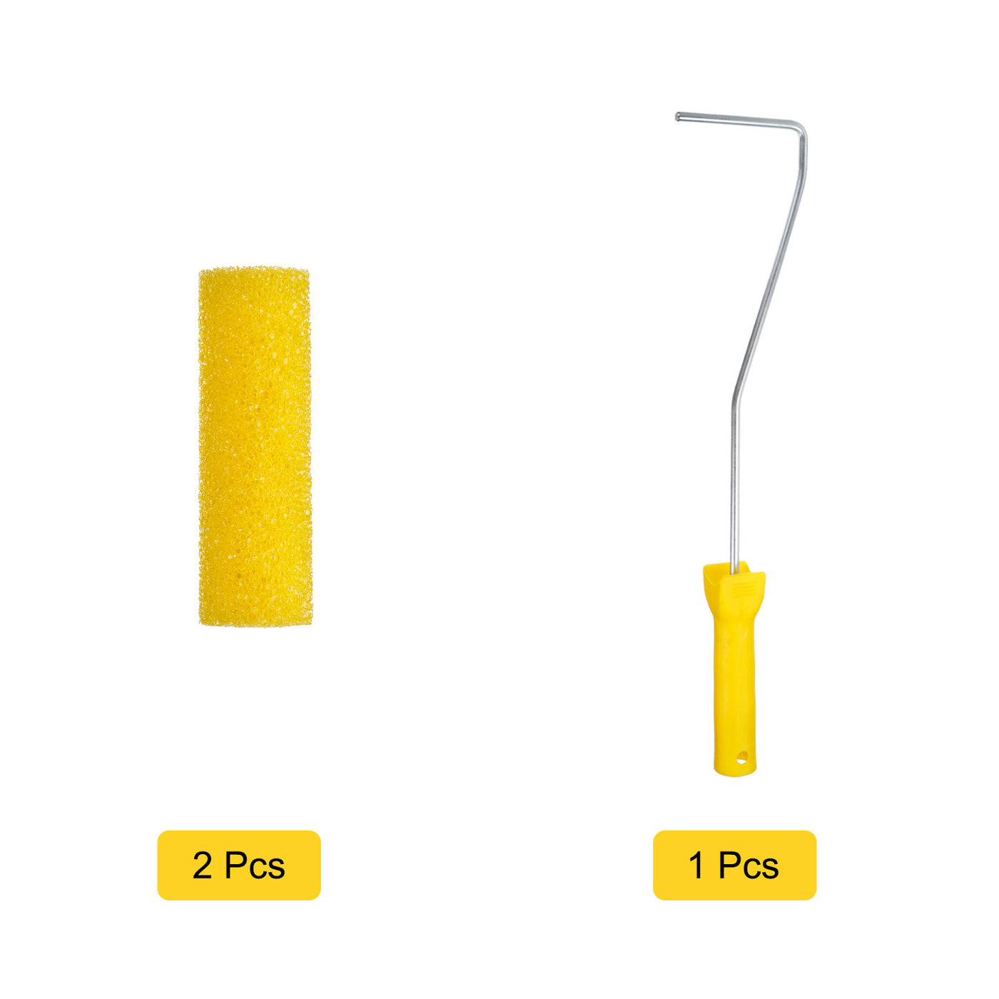 Harfington Paint Roller Kit, Sponge Roller Covers and Length Roller Frame