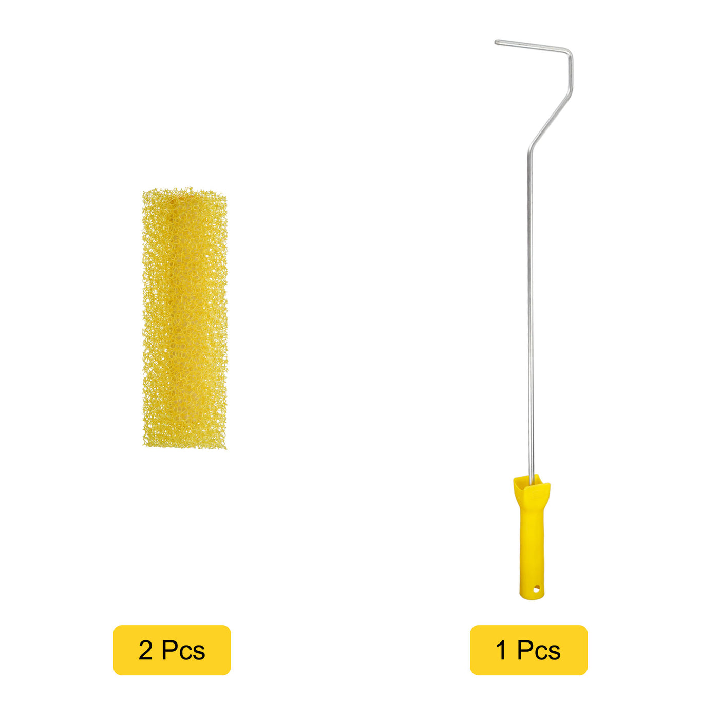 Harfington Paint Roller Kit, Sponge Large Texture Roller Covers and Frame