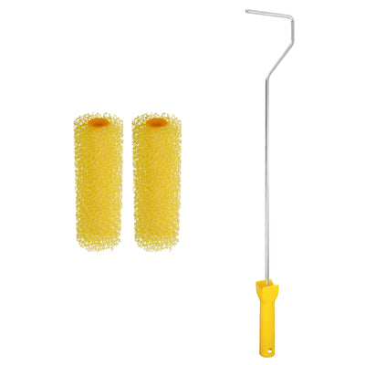 Harfington Paint Roller Kit, Sponge Large Texture Roller Covers and Frame