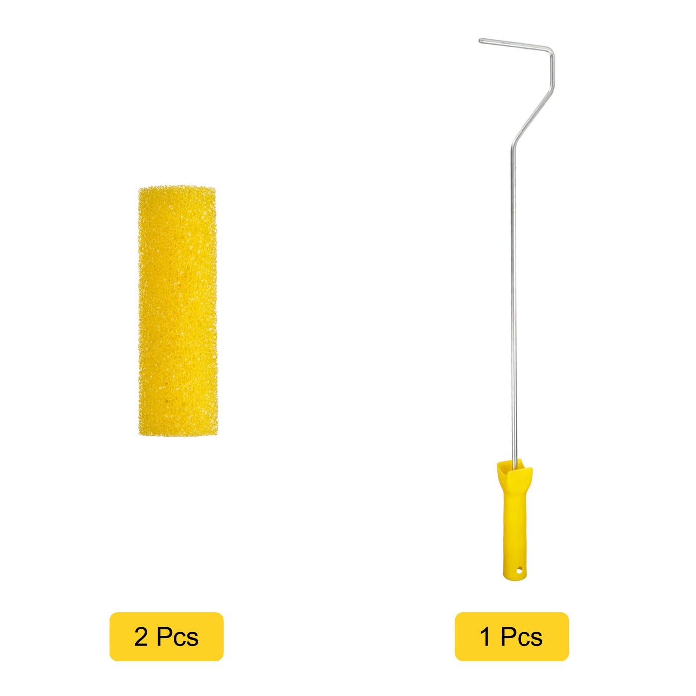 Harfington Paint Roller Kit, Sponge Roller Covers and Length Roller Frame