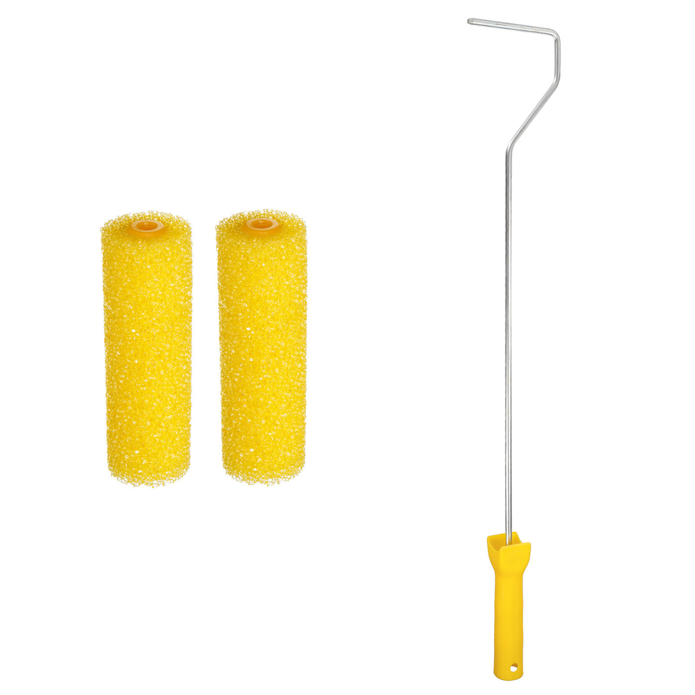Harfington Paint Roller Kit, Sponge Roller Covers and Length Roller Frame