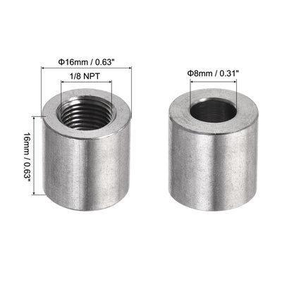 Harfington Weld Coupling, Weldable Pipe Fuel Tank Bung Fittings Connector