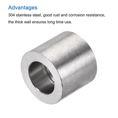 Harfington Weld Coupling, Weldable Pipe Fuel Tank Bung Fittings Connector