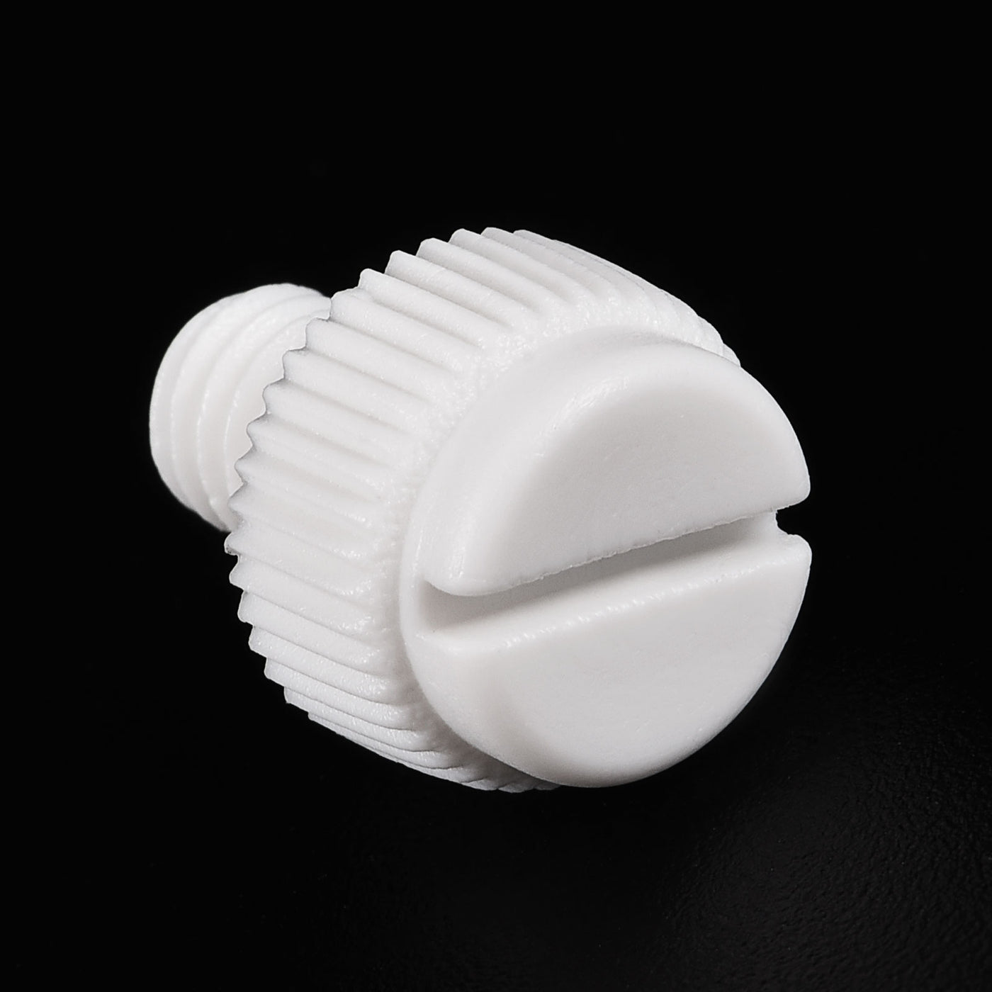 uxcell Plastic Machine Screw Slotted Knurled Fastener Bolt for Electronics, Communications