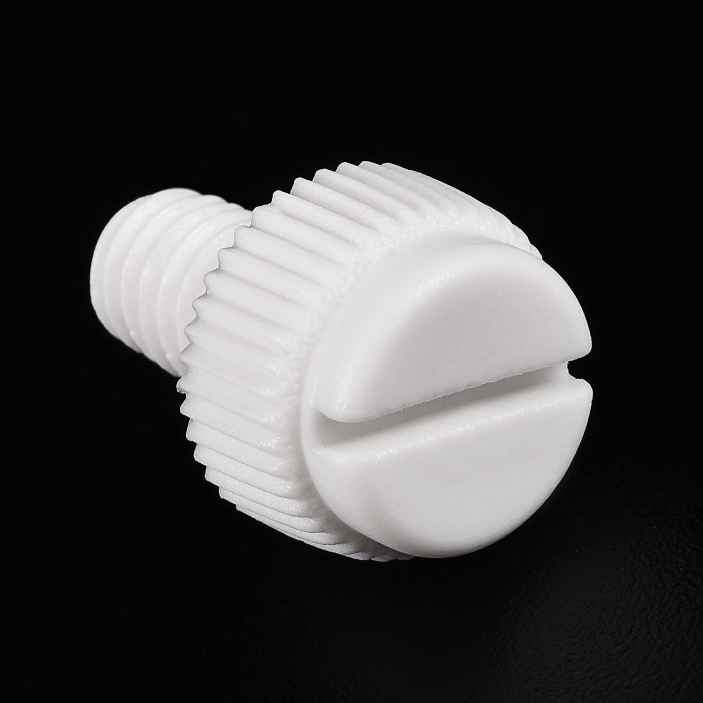 uxcell Plastic Machine Screw Slotted Knurled Fastener Bolt for Electronics, Communications