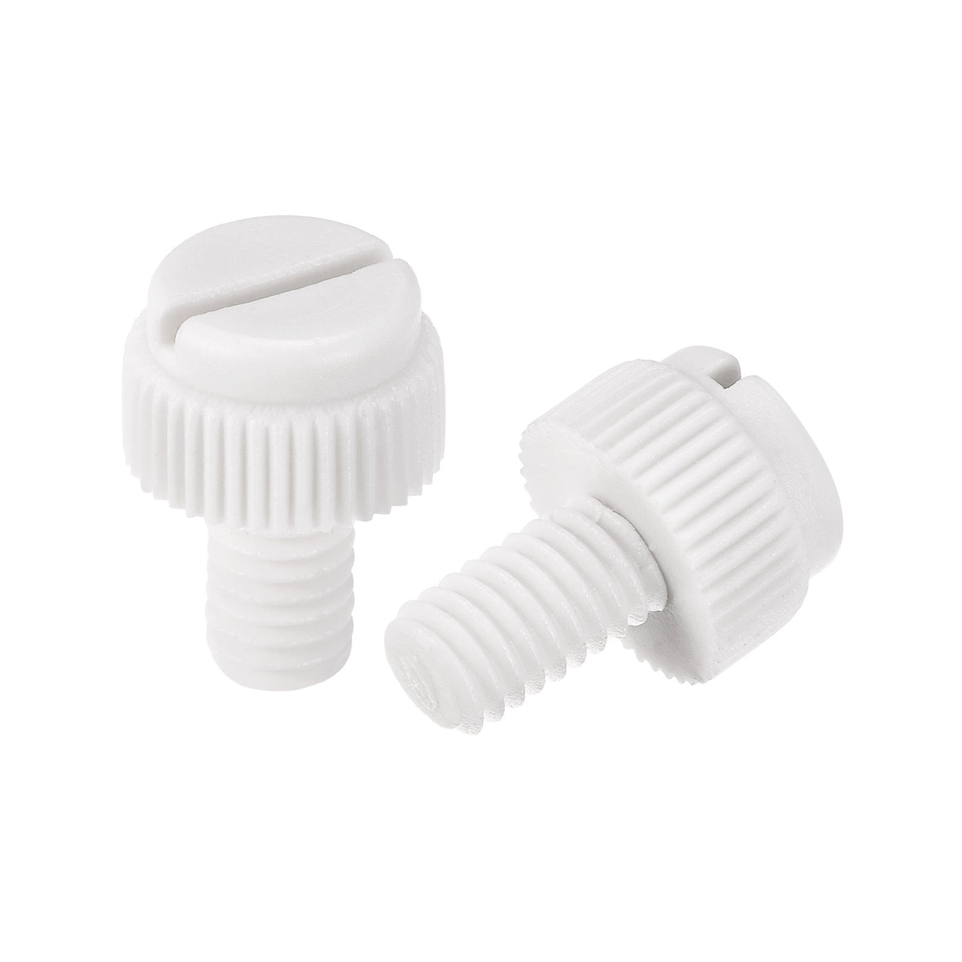 uxcell Plastic Machine Screw Slotted Knurled Fastener Bolt for Electronics, Communications