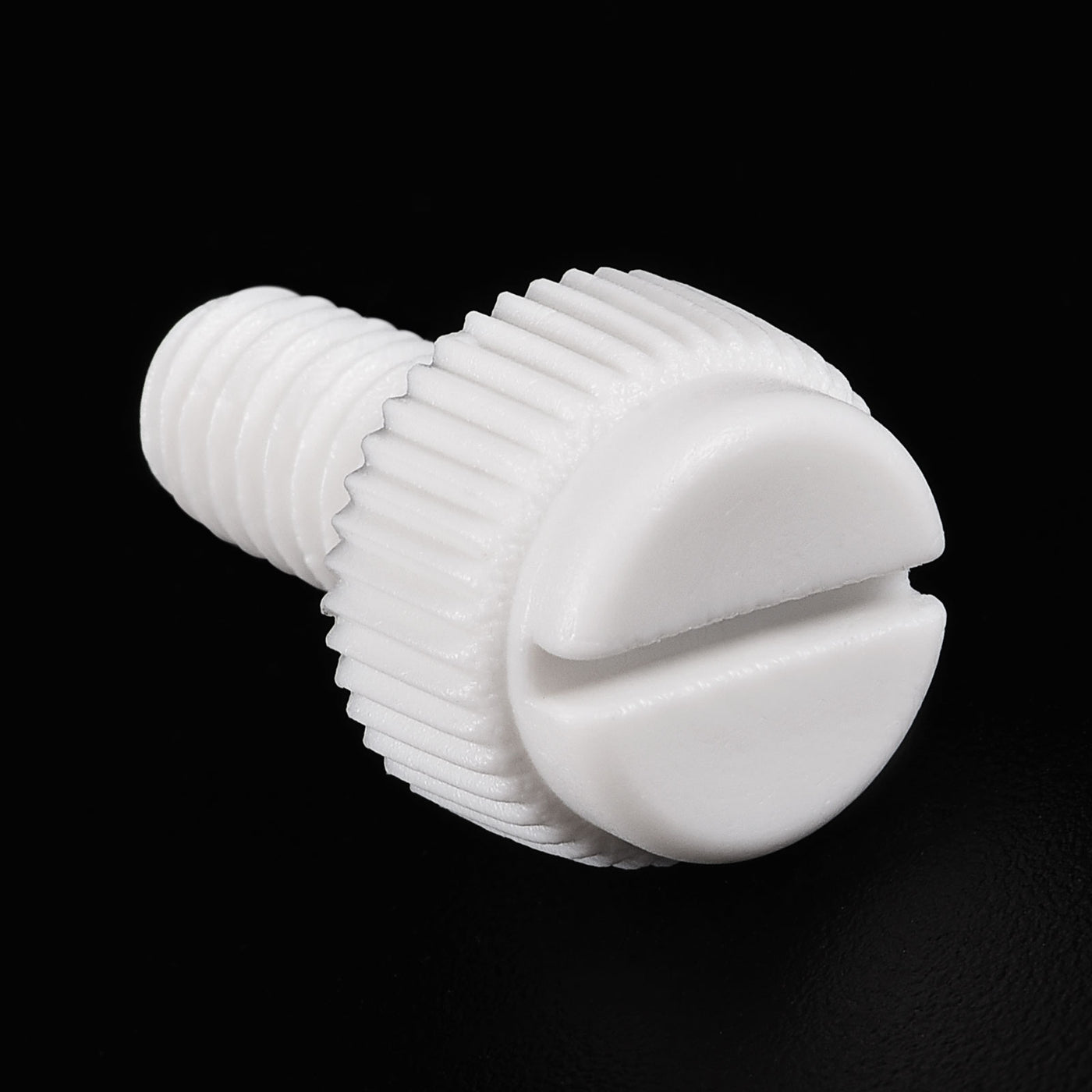 uxcell Plastic Machine Screw Slotted Knurled Fastener Bolt for Electronics, Communications