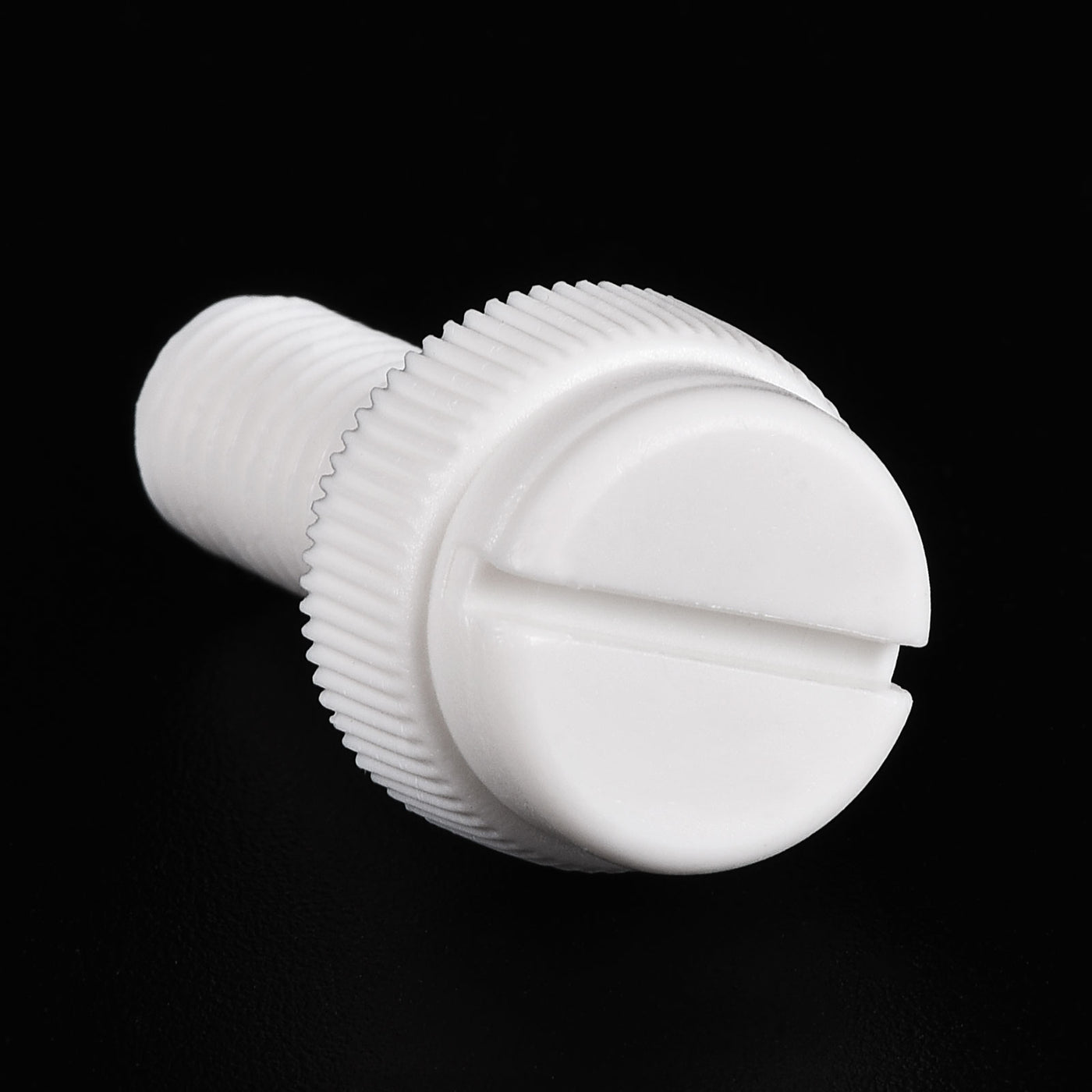 uxcell Plastic Machine Screw Slotted Knurled Fastener Bolt for Electronics, Communications