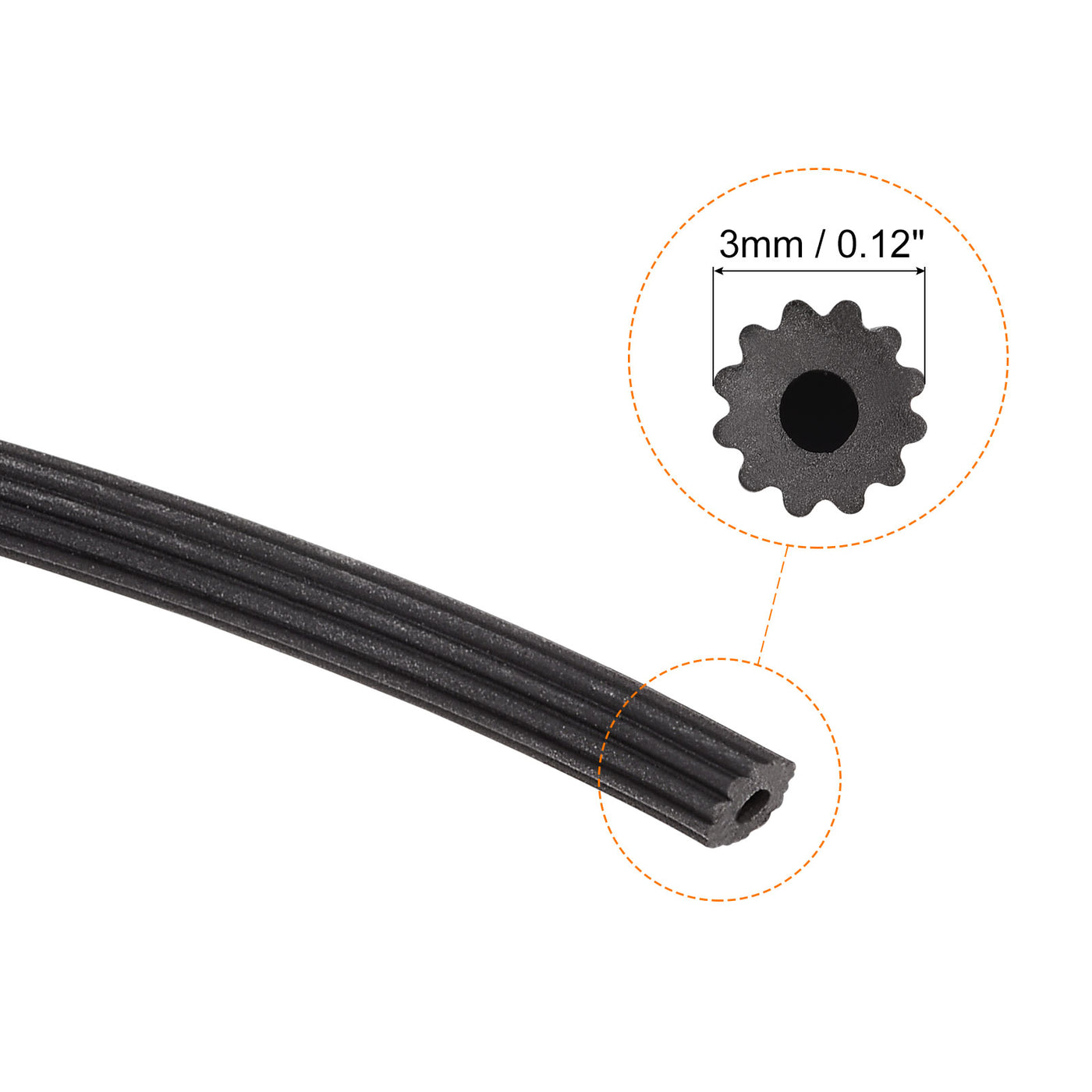 uxcell Screen Spline PVC Sealing Strip Retainer for Window Screen