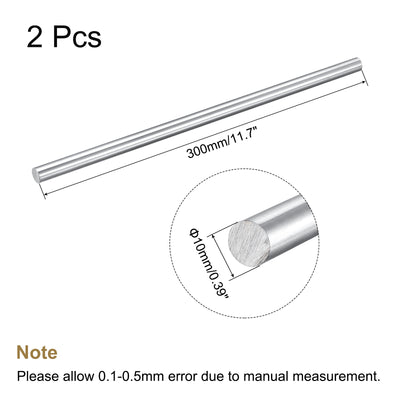 Harfington Length Carbon Steel Rod Hard Shaft Solid, Round Rod