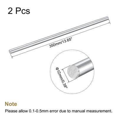 Harfington Length Carbon Steel Rod Hard Shaft Solid, Round Rod