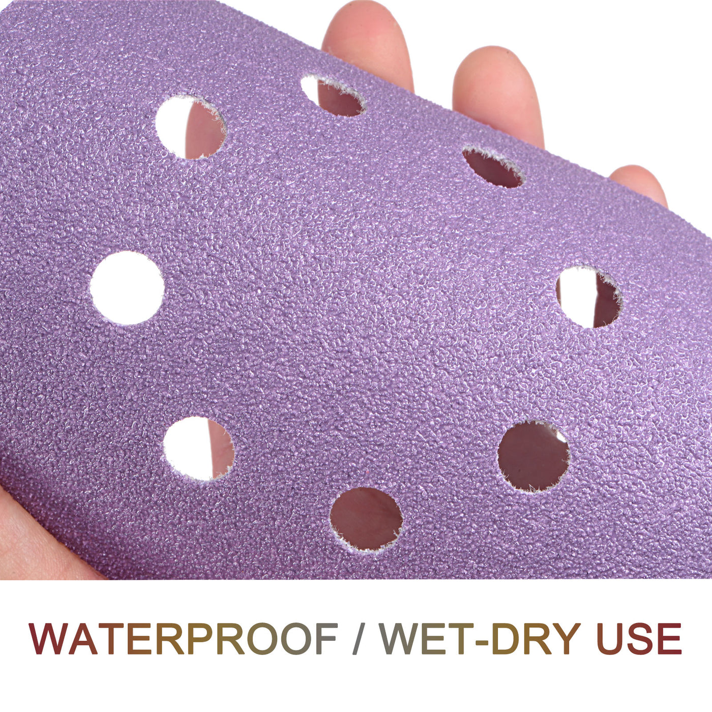 uxcell Sanding Discs Holes Hook Loop Sand Paper