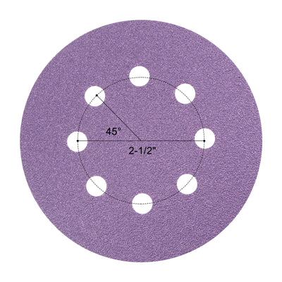 Harfington Sanding Discs Holes Hook Loop Sand Paper