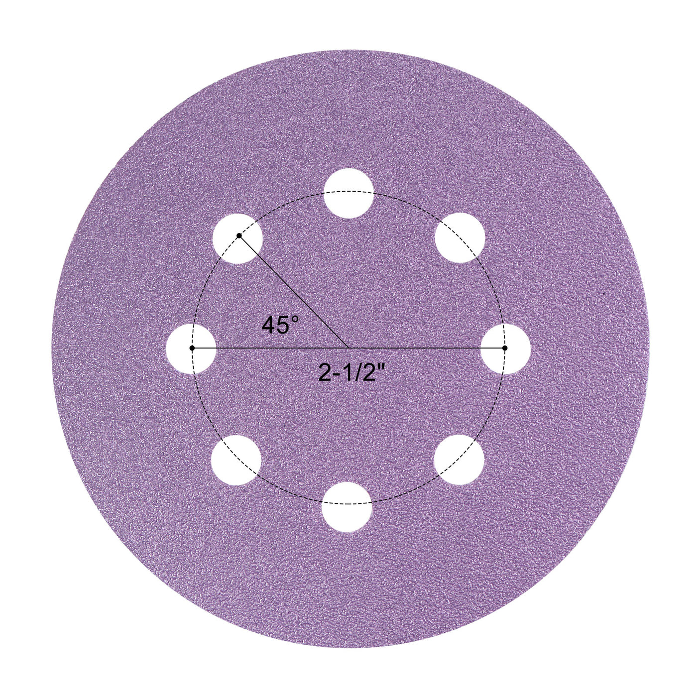 uxcell Sanding Discs Hole Hook and Loop Sand Papers