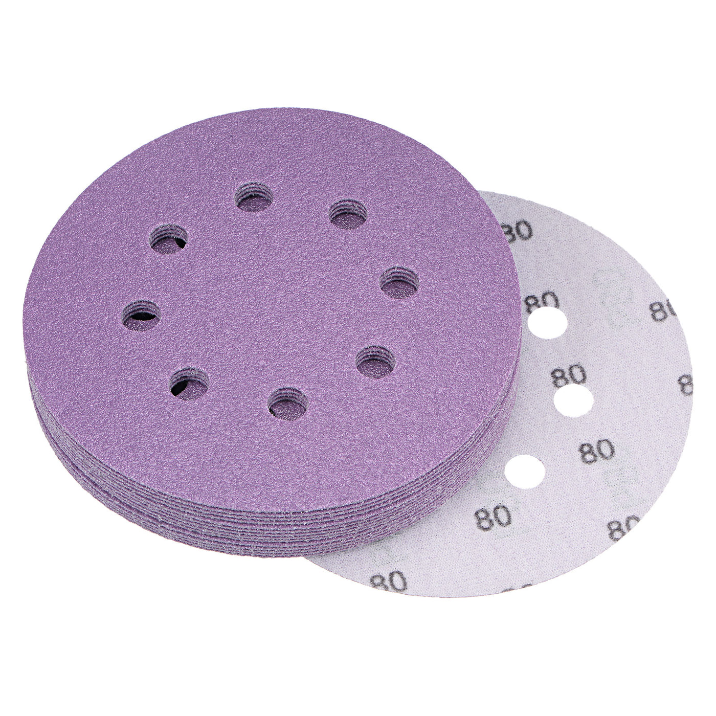 uxcell Sanding Discs Hole Hook and Loop Sand Papers