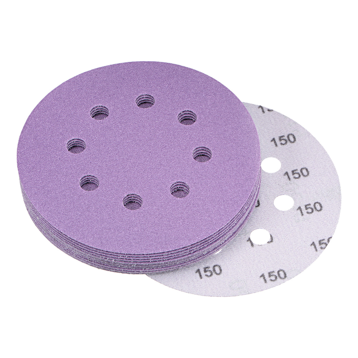 uxcell Sanding Discs Hole Hook and Loop Sand Papers