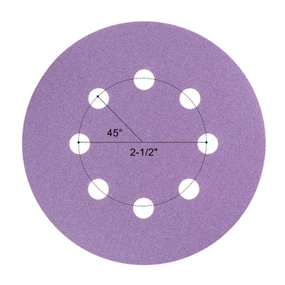 Harfington Sanding Discs Holes Hook Loop Sand Paper