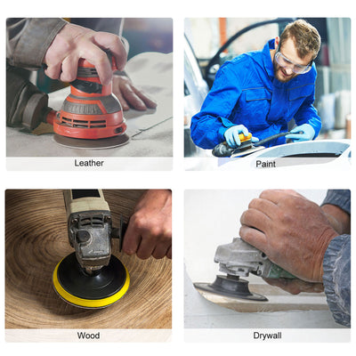 Harfington Sanding Discs Hook and Loop Professional Aluminum Oxide Sand Papers