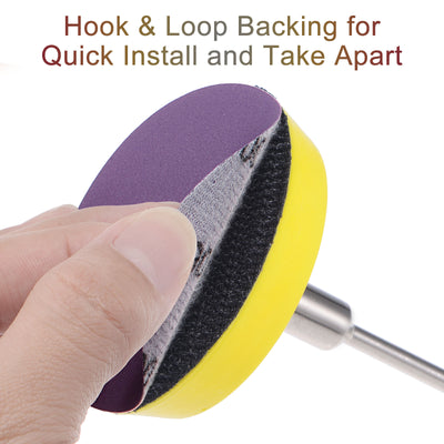 Harfington Sanding Discs Hook Loop Professional Sand Papers Wet Dry Polish
