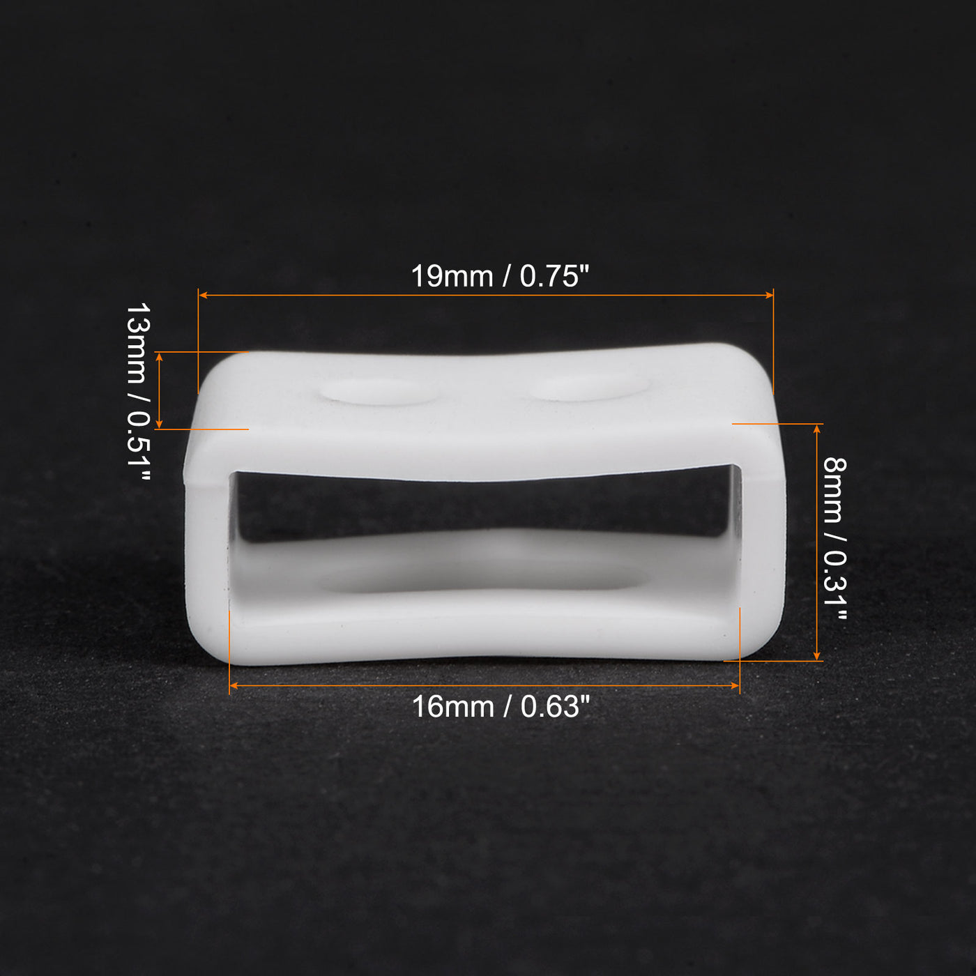 uxcell Watch Band Strap Loop Silicone for Watch Band