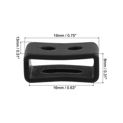 Harfington Watch Band Strap Loop Silicone for Watch Band