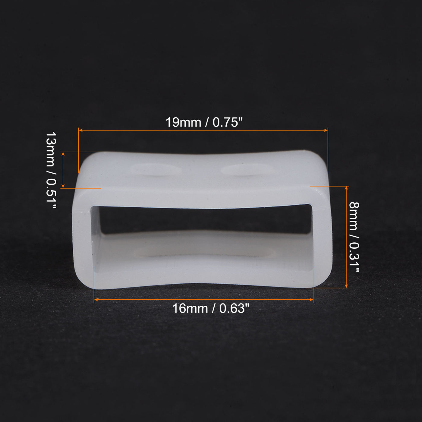 uxcell Watch Band Strap Loop Silicone for Watch Band